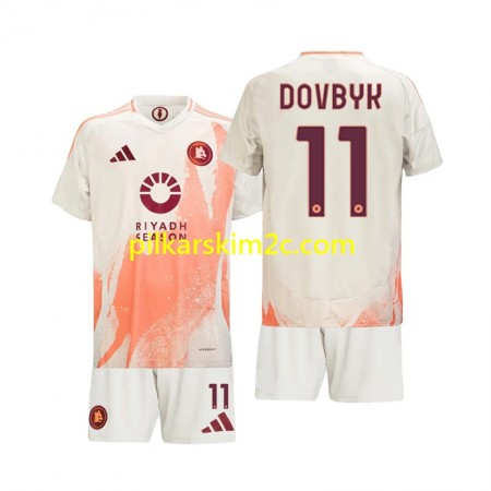 Koszulka AS Roma Artem Dovbyk 11 Dziecięca Precz 2024/25 Koszulki Piłkarskie